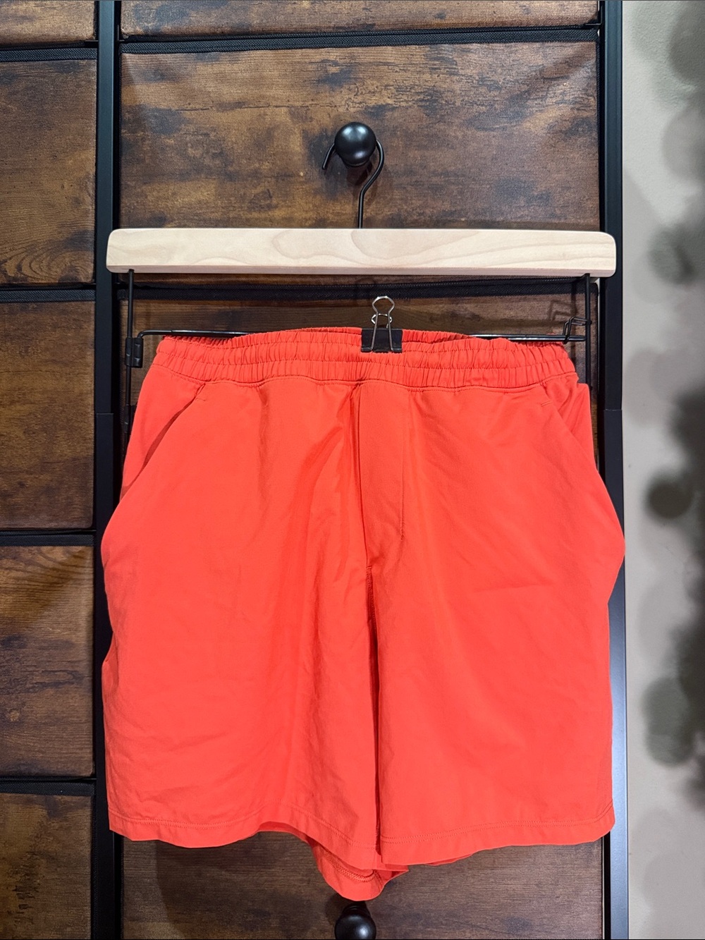 Lululemon 5” Pace Breaker Linerless Short - Red (S)